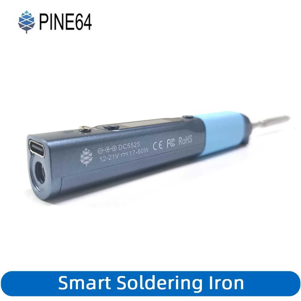 Портативный цифровой паяльник Pine64 Pinecil V1 с регулируемым контролем температуры