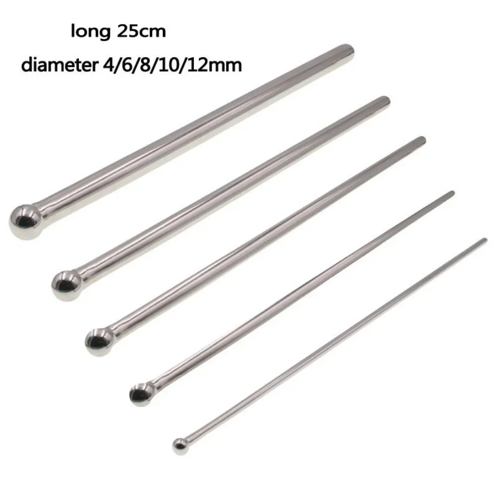 

Stainless Steel Urethral Dilator Penis Plug Long Probe Rod Masturbation Device Penis Insertion Catheter Adult Stimulation Toys