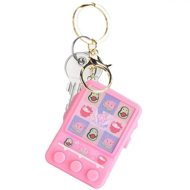 

Mini Winning Childrens Game Pendant Keyfob For Boys Girls Small Rolling Glowing Award Machine Toy Creative Backpacks Pendants