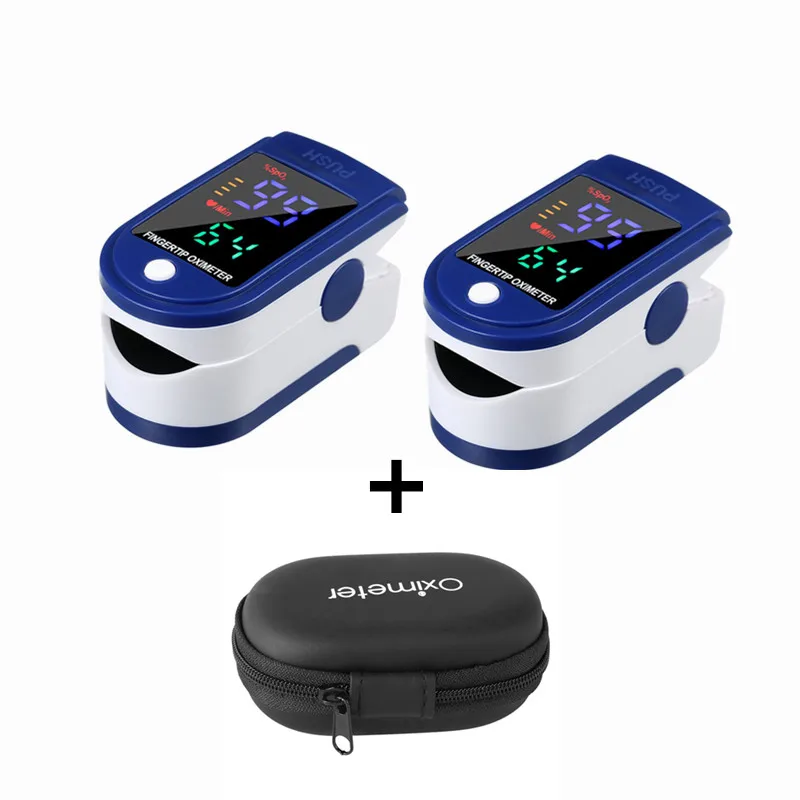 

3pcs/set Oximeter Storage Bag Finger Pulse Oximeter Reasonable Layout Powerful Space Protective Case Hard Zipper Holder