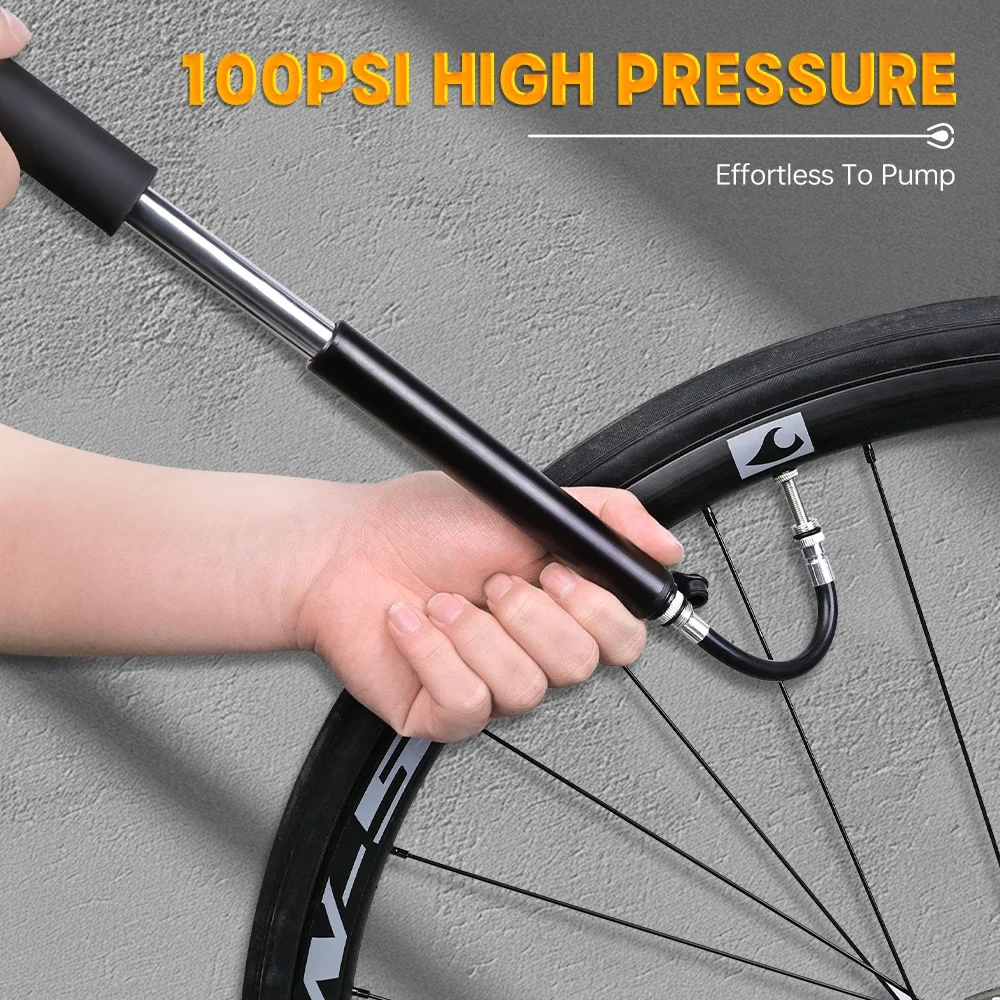 PHMAX Мини-насос из алюминиевого сплава высокого давления велосипедный