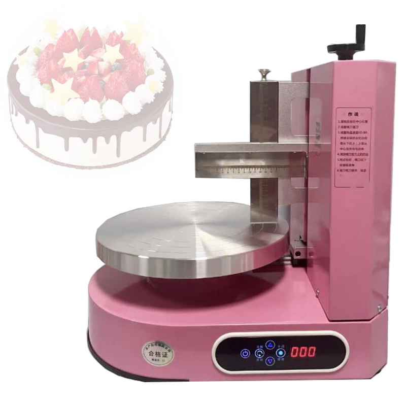 

Automatic Commercial Cake Plastering Cream Coating Filling Frosting Making Spreading Machine Cake Icing Decorating Machine