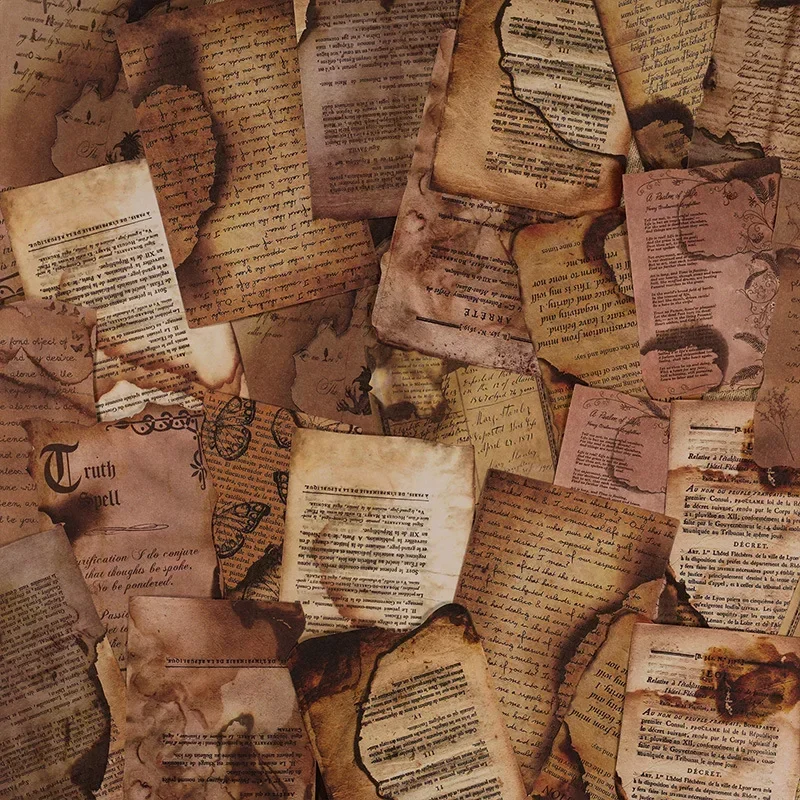 Винтажный декоративный блокнот для скрапбукинга 30 шт. вкладышная бумага