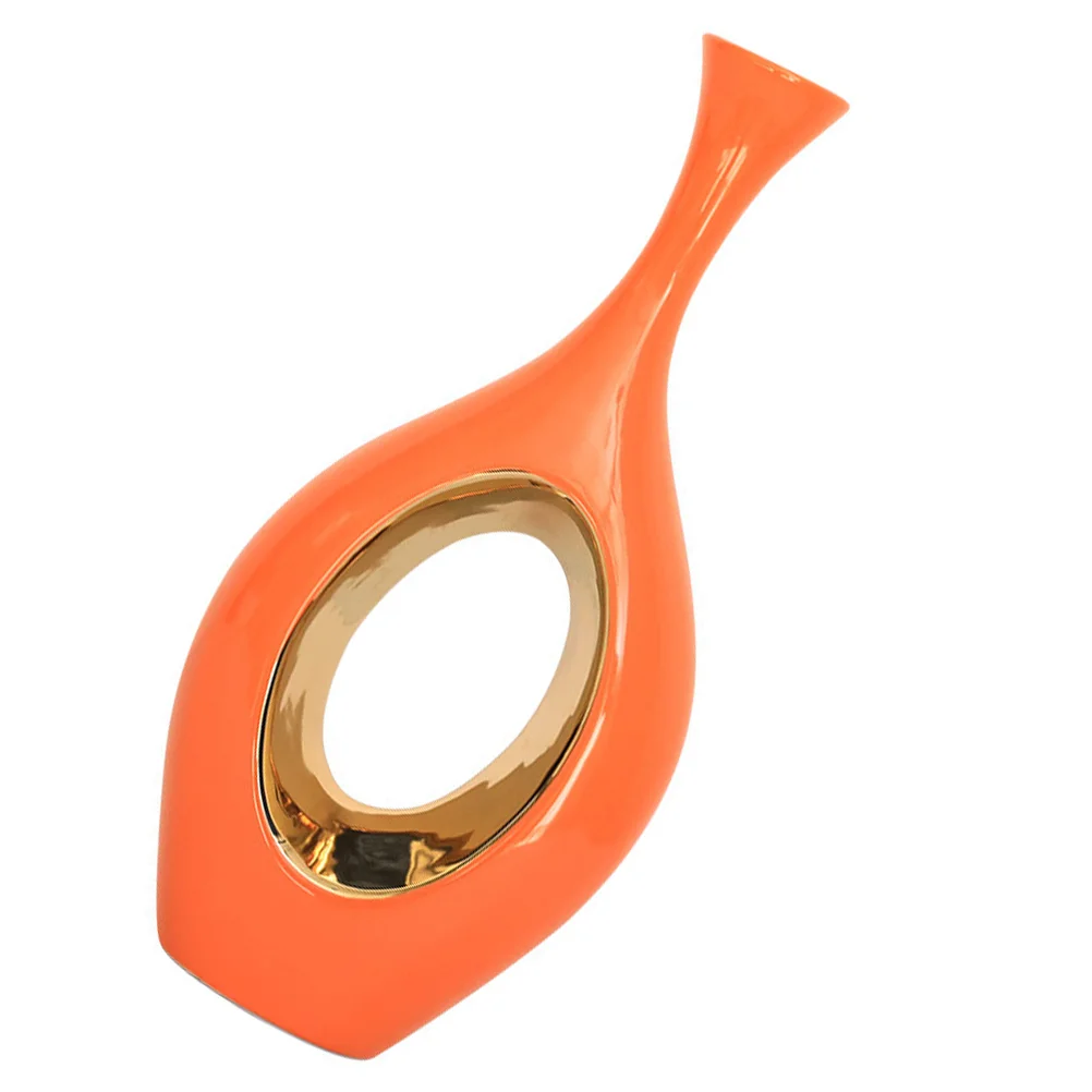 

Vase Ceramic Flower Vases Decor Living Room Home Tall Decorative Pot Modern Abstract Table Tabletop Desktop Floral Floor