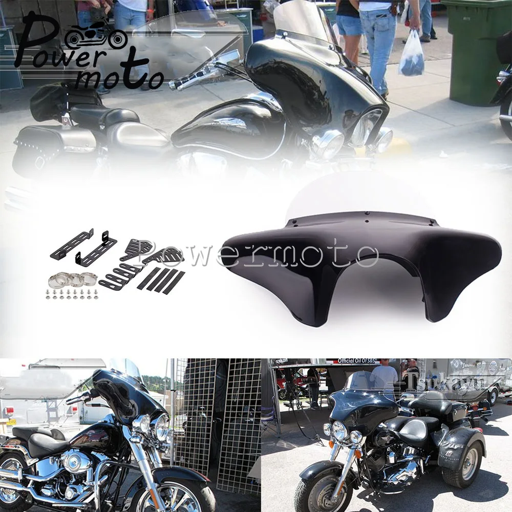 

Обтекатель для ветрового стекла мотоцикла, отражатель ветра для Harley Softail, Softail, Road King, Super Glide, FXSB, FLST