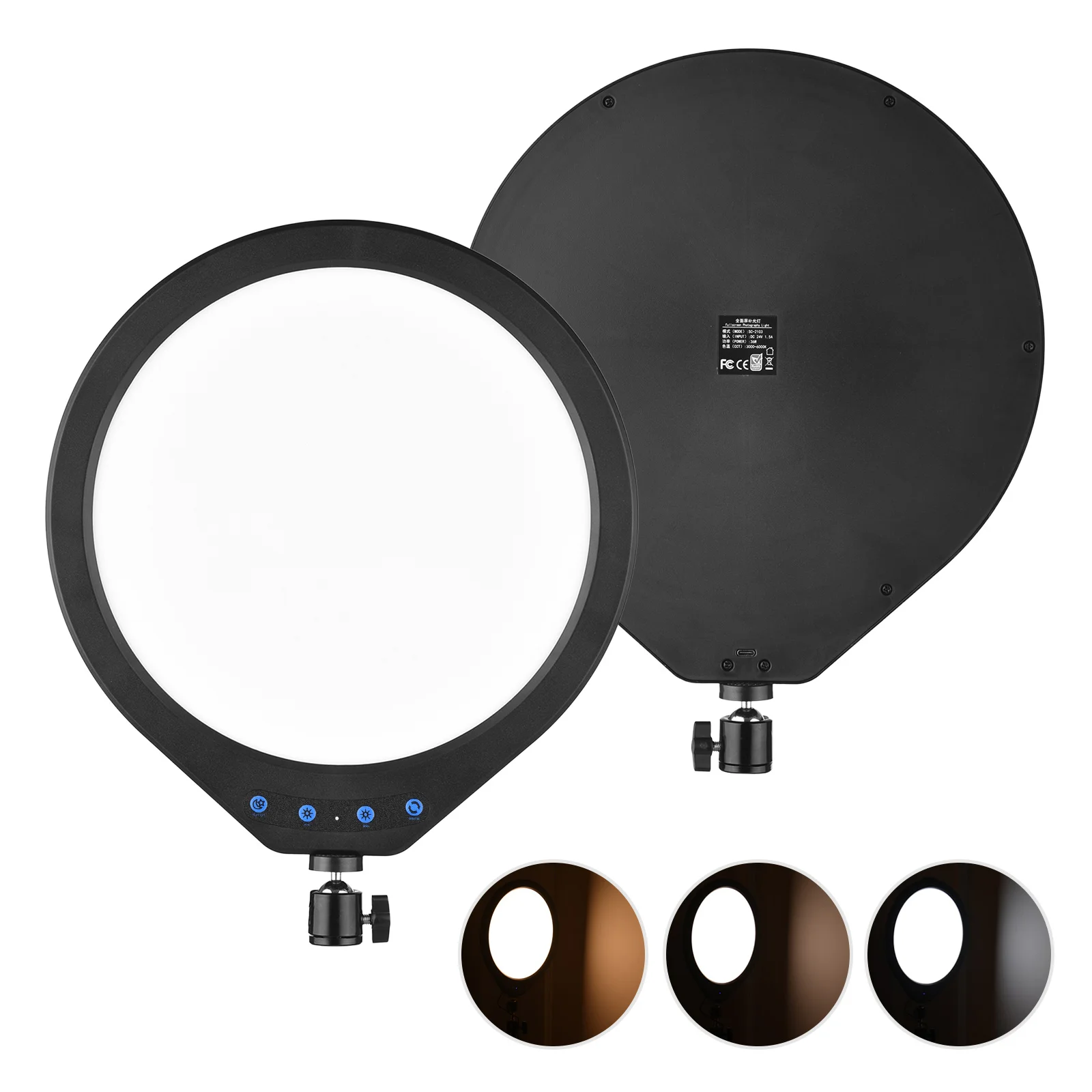 

LED-вспышка для видеосъемки, 12 дюймов, 224 шт./120 шт., 3000-6000 К