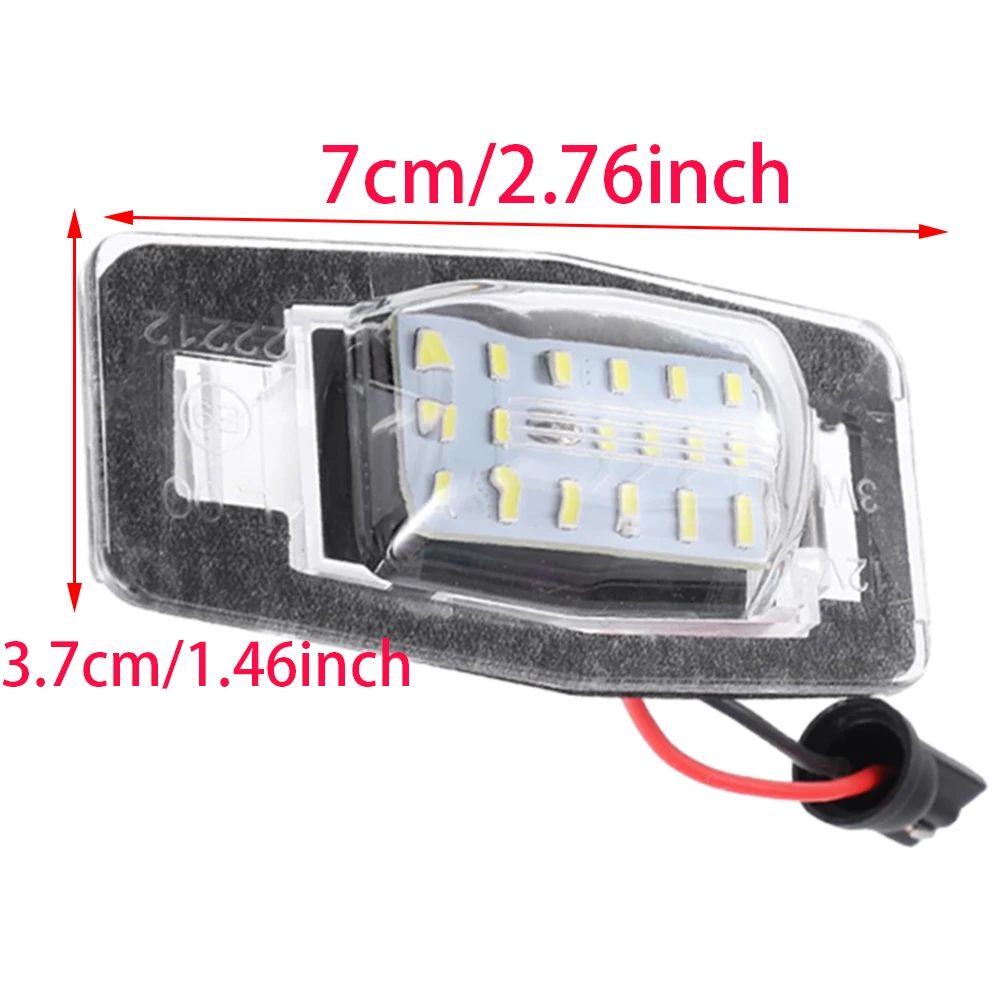 Фото NC1051270C YL8Z13550AA Ксеноновый белый светодиодный светильник номерного знака, подходит для Mazda Miata MX-5 1999-2005 NC1051270A NC1051270B ABS №5