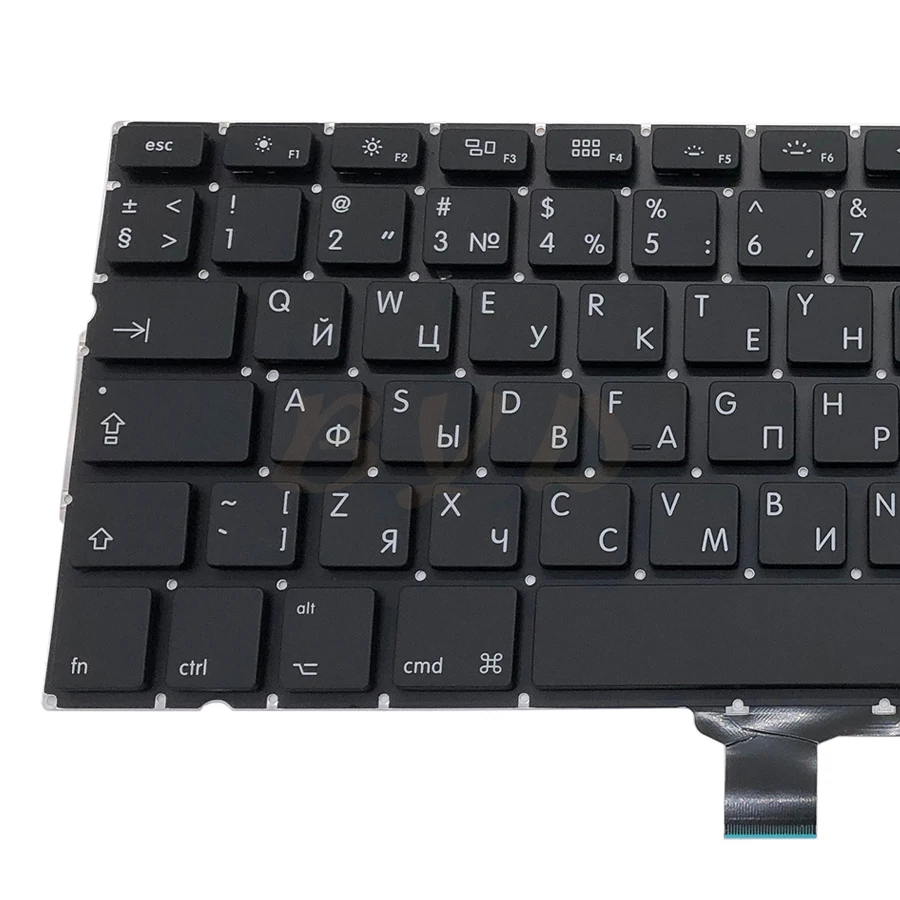 Совершенно новая сменная Русская клавиатура для Macbook Pro 13 дюймов A1278 2009 2010 2011 2012