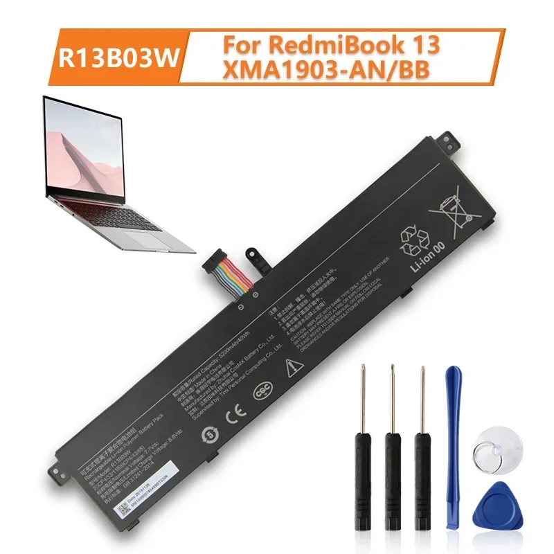 НОВАЯ аккумуляторная батарея R13B03W для RedmiBook 13 XMA1903-AN XMA1903-BB 5200 мАч перезаряжаемые