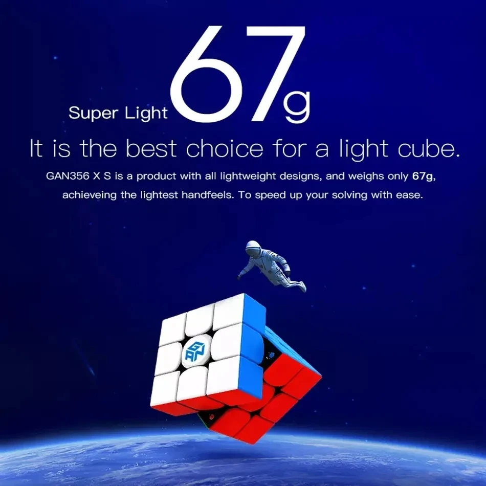 GAN356XS 3x3x3 Магнитный Волшебный Куб Скоростная Игрушка-головоломка С Супербыстрым