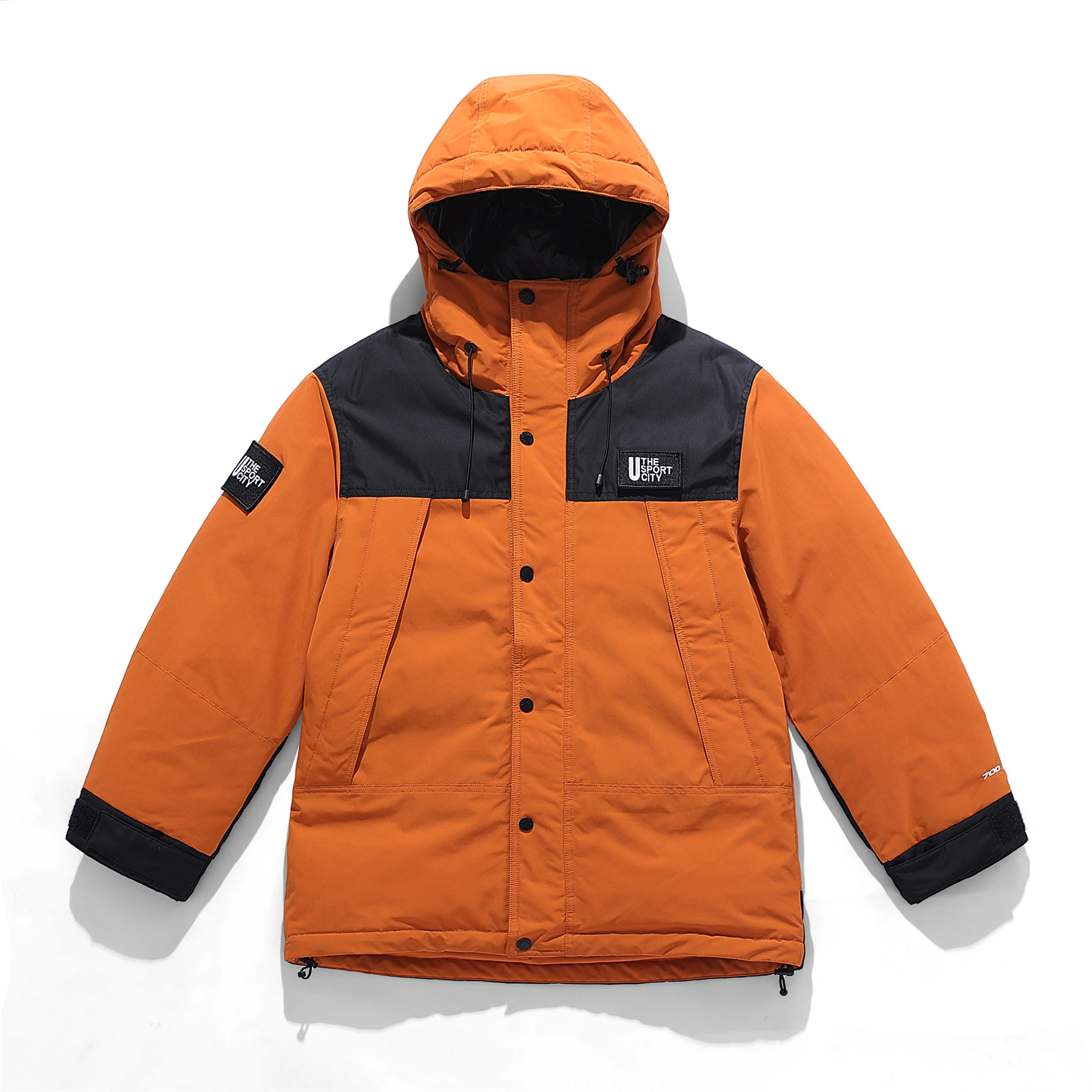 Мужская зимняя длинная повседневная куртка Elena Store водонепроницаемая парка