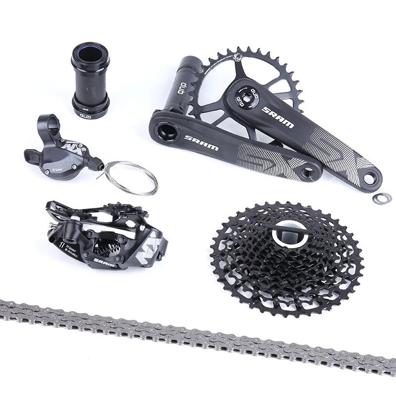 

SRAM NX 11 скоростей MTB велосипедная групсет SX EAGLE DUB кривошипная система 11-42T кассета переключения передач триггерный рычаг задний переключатель цепи велосипедный комплект