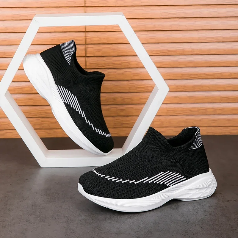 Дышащая повседневная обувь унисекс из микрофибры для детей со светодиодной