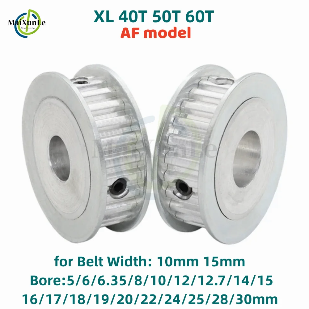 XL AF-модель 40/50/60T Диаметр шкива ГРМ 5/6/8/10/12 ~ 25 мм Шаг 5 08 Алюминиевый шкив Ширина 11/16
