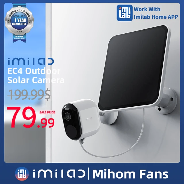 IMILAB EC4 telecamera solare faretto esterno batteria sistema di videosorveglianza Kit 4MP HD IP Wireless WiFi Smart Home Security CCTV 1