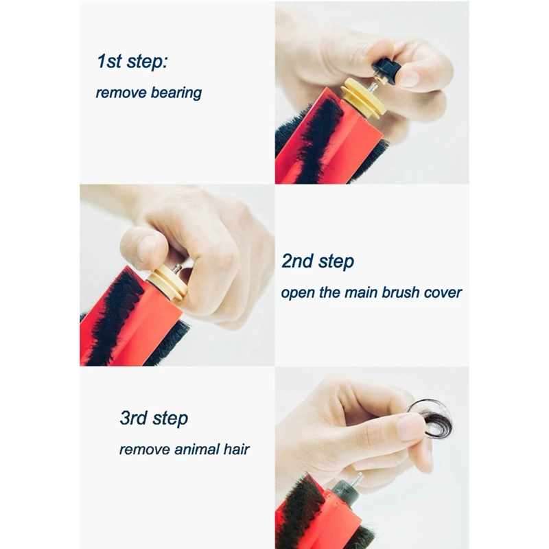 Фильтры НЕРА для пылесоса Xiaomi Robot 1S SDJQR01RR ЩЕТОЧНЫЕ швабры запчасти Roborock S5 Max S50 S502 S55