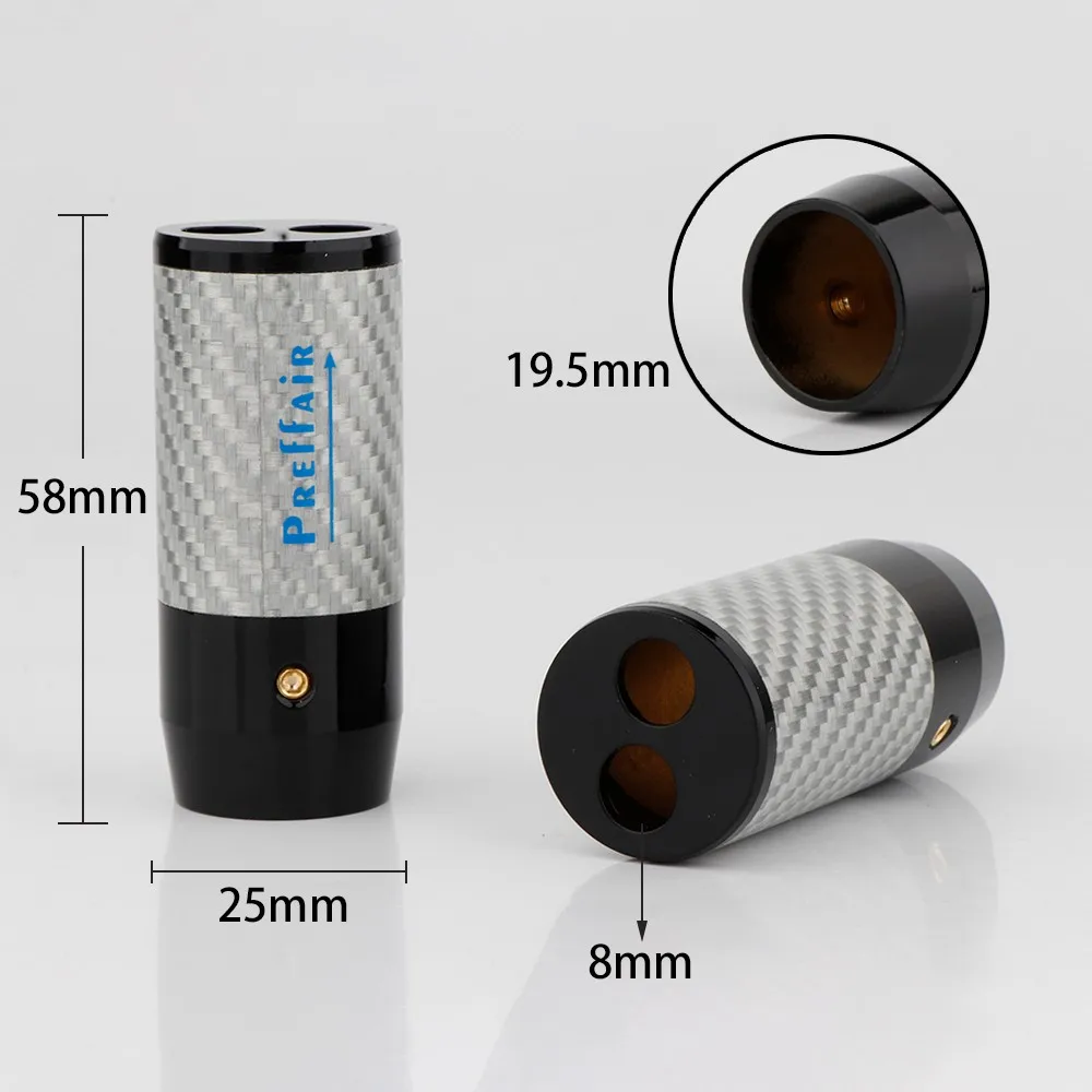 2 шт. разветвитель для кабелей из углеродного волокна