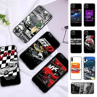 japan anime initial d ae86 tail light posters phone case for iphone 11 12 13 mini pro xs max 8 7 6 6s plus x 5s se 2020 xr