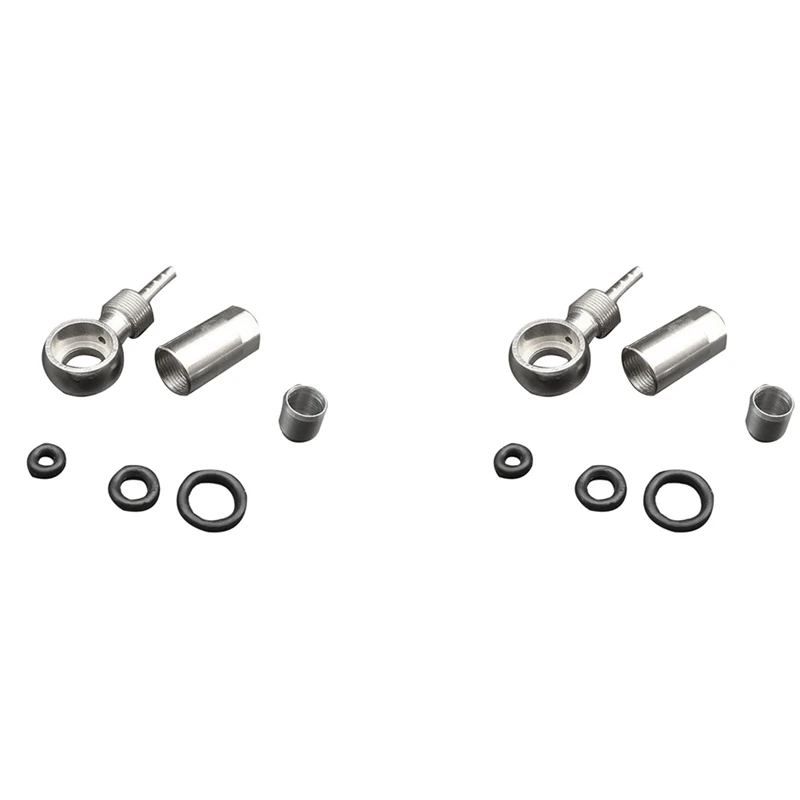 

2 шт., концевые наконечники для велосипедного кабеля, шланг, коннектор для банджо, для уровня SRAM, RED HRD, этап S900, эликсир с оливками и уплотнительным кольцом