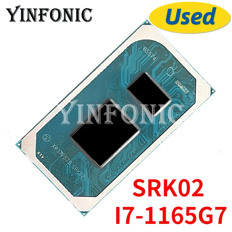 

Used SRK02 I7-1165G7 CPU BGA Chipset re-balled tested 100% good working