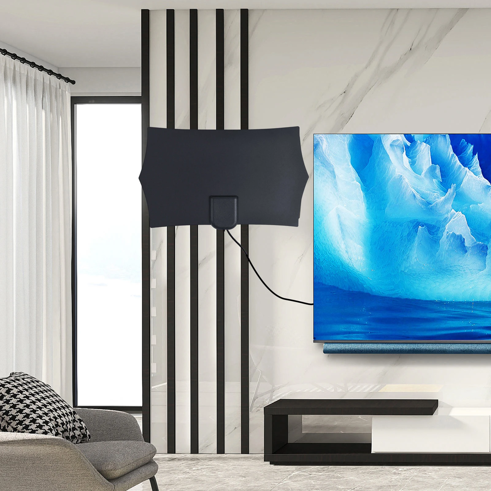 

Мини ТВ-Антенна для помещений 4K с высоким коэффициентом усиления цифрового ТВ HD-антенна для телевизоров аксессуары