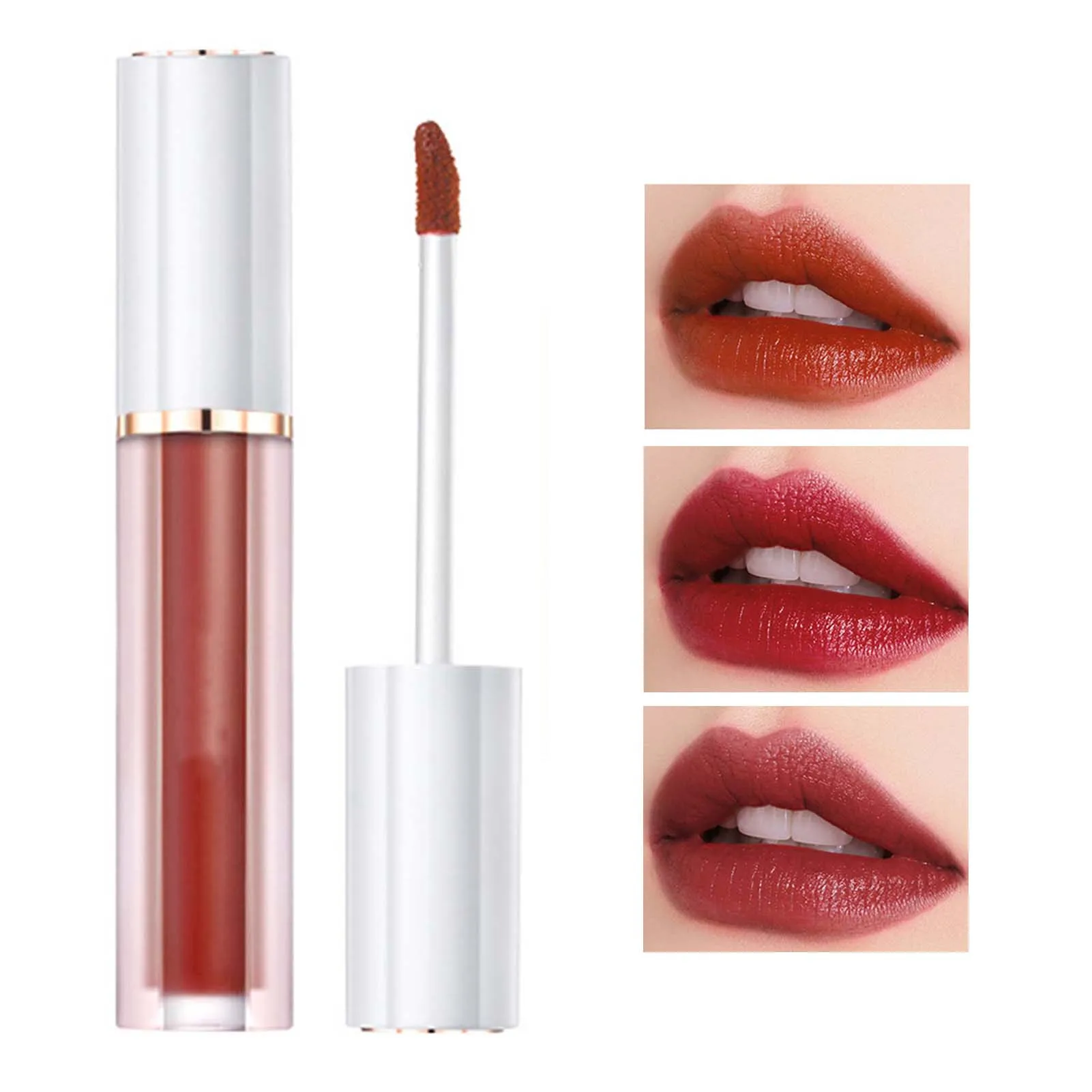 

Colorful Matte Lip Glaze Waterproof Non-Stick Cup Lip Stick Lip Makeup Tool