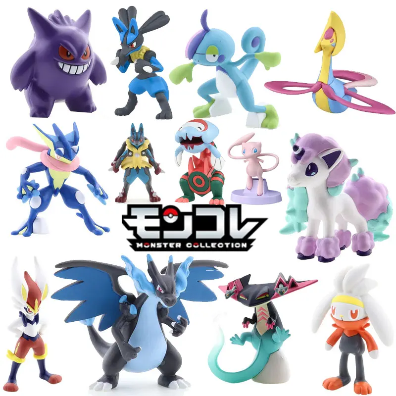 

Takara Tomy Tomica Pokemon Pocket Monsters Moncolle MS-41 DragapultMS-35 Cinderace 3-5cm Mini Resin Anime Figure Toys For Childr