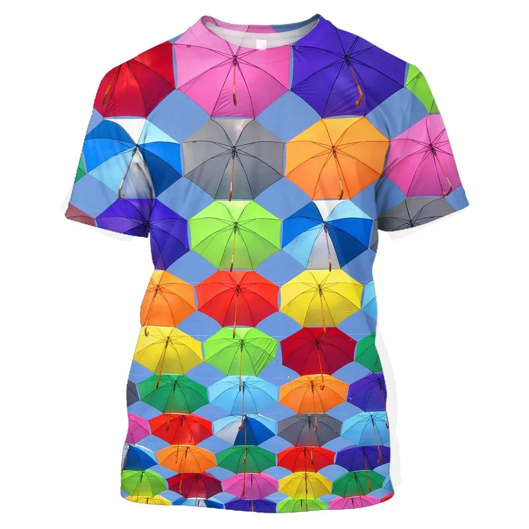 

Jumeast 3D Umbrella Graphic T Shirt Printed Balloon Oversized Designer T Shirts For Men Aesthetic Clothing 90s Streetwear Tops