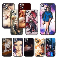 good looking one piece anime for apple iphone 11 12 13 max mini 5 6 7 8 x xr xs pro plus black luxury silicone soft phone case