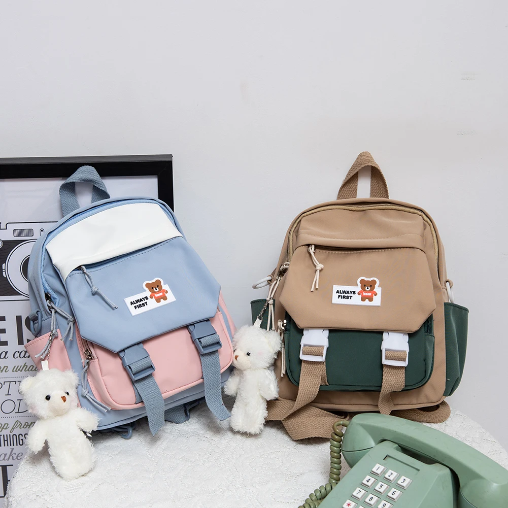 

Fashion School Bags for Girls Teenage Student Multifunctional Kawaii Small Travel Shoulder Backpacks for Women