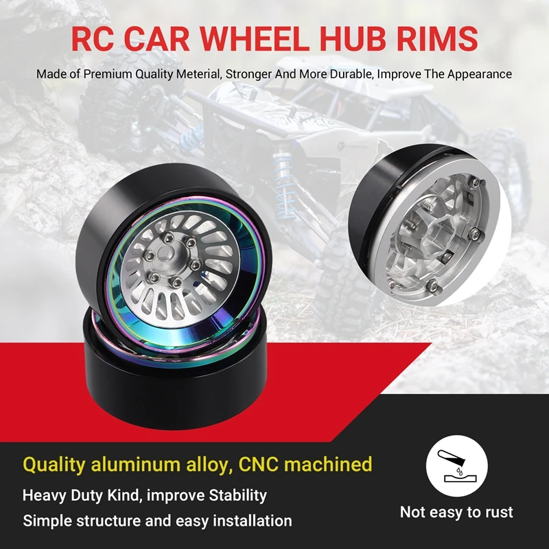 4 шт. колесные диски для гусеничного автомобиля 1 3 дюйма