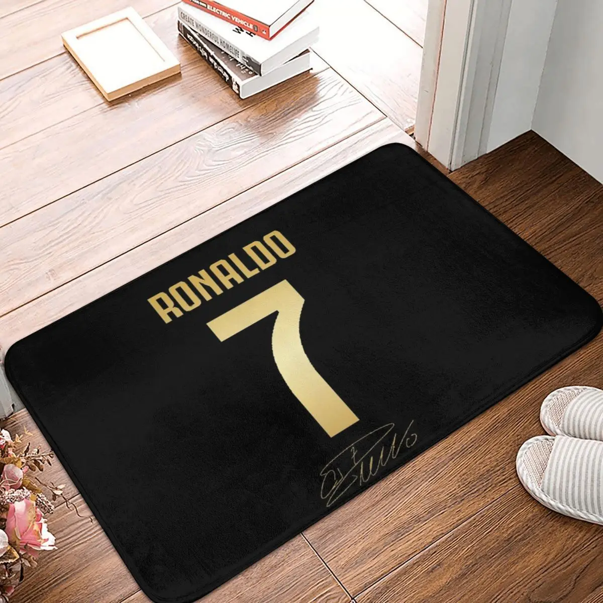 

CR7 Cristiano Ronaldo Doormat Polyester Floor Mat Washable Carpet Kitchen Entrance Home Rugs Mats Living room Non-slip Footpad