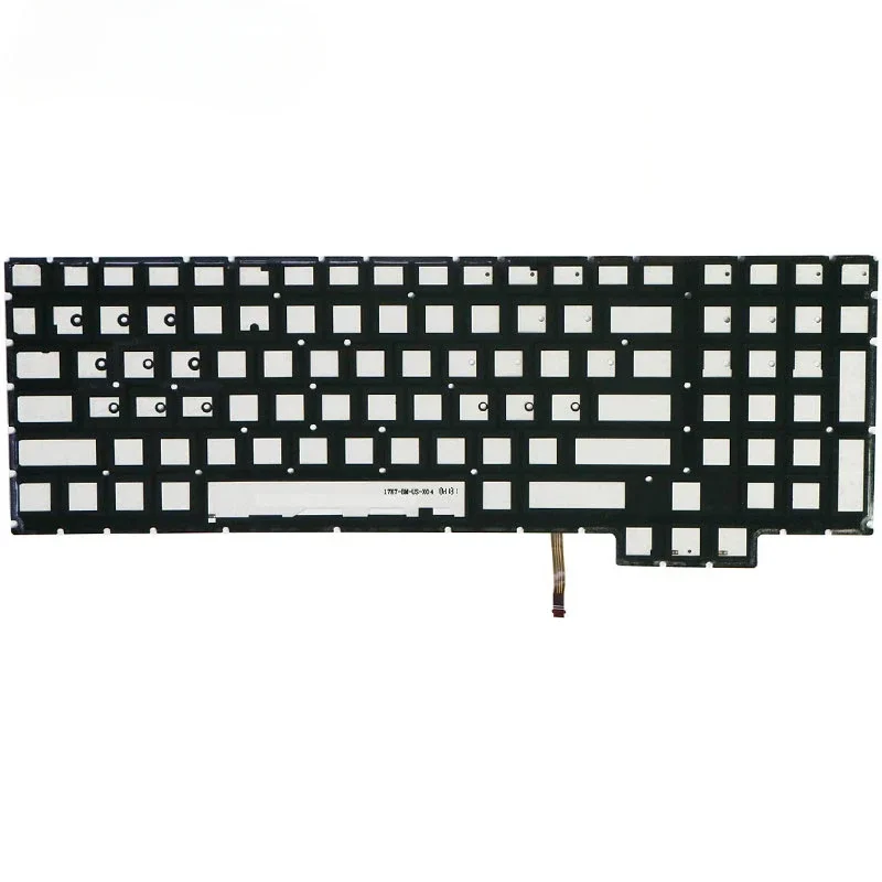 Фото Сменная американская клавиатура для ноутбуков HP Omen 15-ce, 15-ce000, 15-ce100, 15t-ce000, 15t-ce100, без рамки, с красными буквами, с подсветкой №5