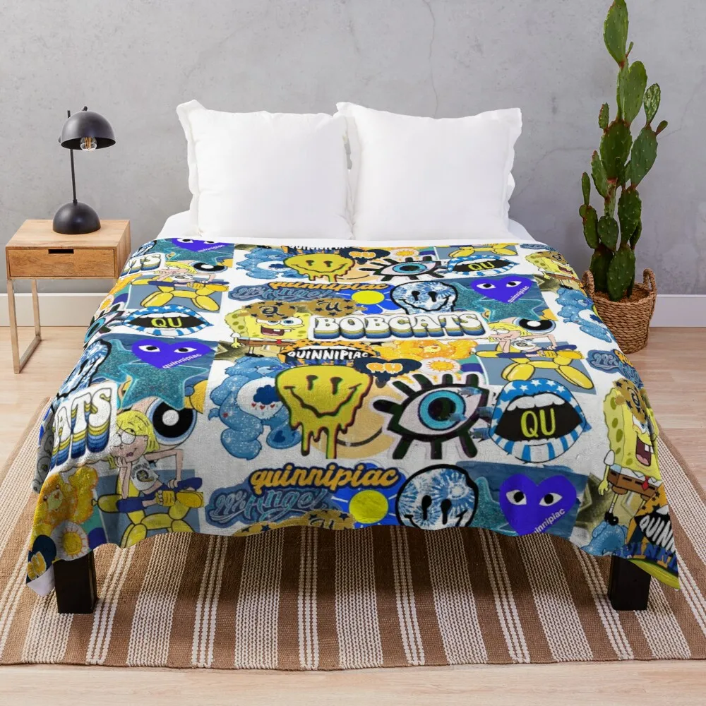 

Blue Tile Blanket Missoni White Anime Bedding Quinnipiac Throw Blankets