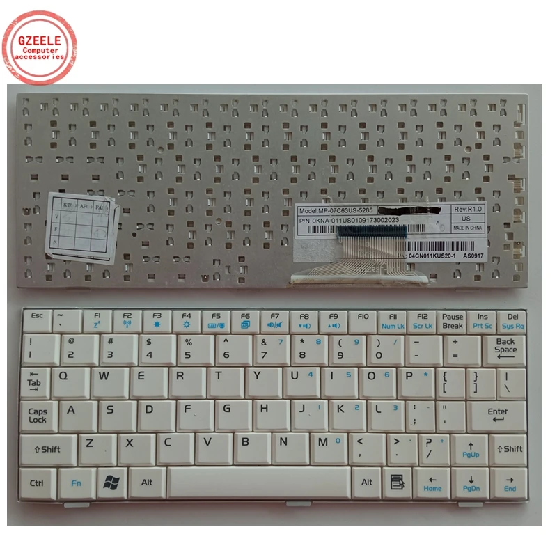 

Foreign langu FOR ASUS EPC 900 900HD 900A 2G 4G 8G 901 902 Eee PC 700 701 701SD US 4G 8.9 Inch Laptop Keyboard New White