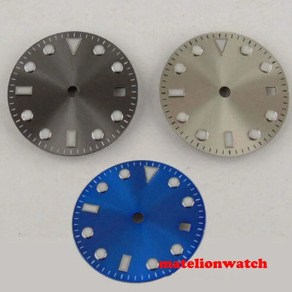 Стерильный циферблат часов 28 5 мм подходит для ETA2836 Miyota8215 821A DG2813 3804 дата