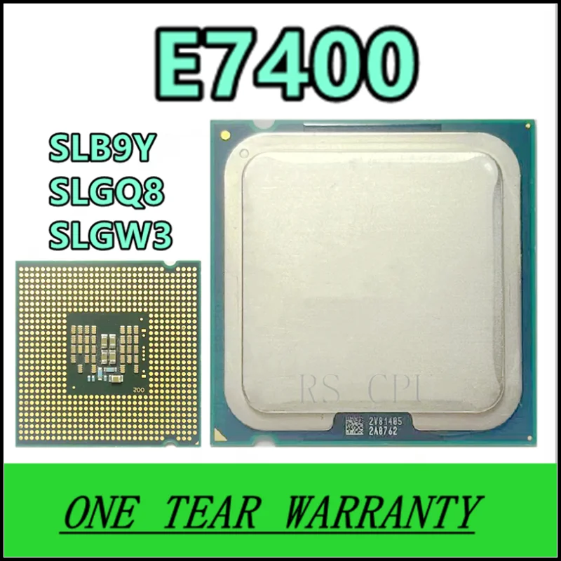 

E7400 (SLB9Y, SLGQ8, SLGW3) Socket LGA 775 CPU Processor (2.8Ghz/ 3M /1066GHz)