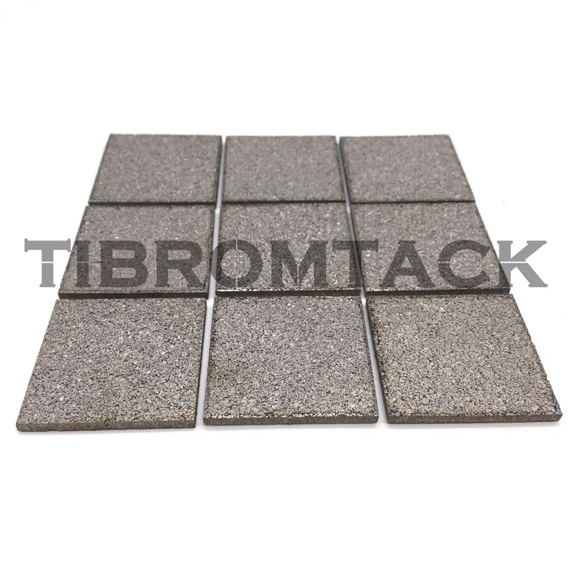 Цельный титановый порошковый спеченный лист большой прецизионный фильтр для