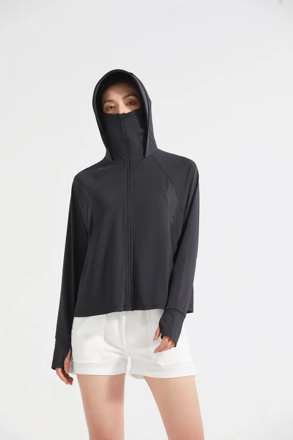 2023New Sun Protection Jacket for Women Sunscreen Hat Ice Silk Outdoor Jackets Coat for Camping Fishing Hiking Quick Dry