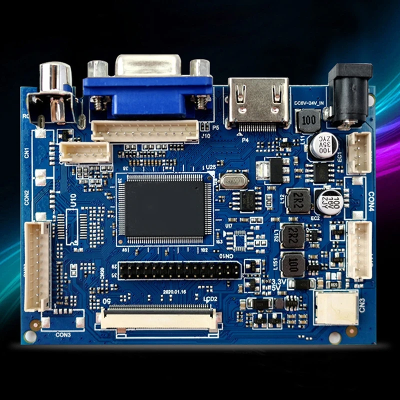 Фото 2022 Новый ЖК-дисплей 50Pin Универсальный TTL LVDS контроллер плата HDMI-совместимый VGA 2AV - 2022 Новый ЖК-дисплей 50Pin Универсальный TTL LVDS контроллер плата HDMI-совместимый VGA 2AV -
