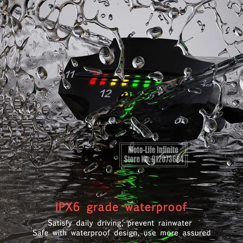 Трехцветный индикатор светильник вая панель 12 В светодиодный вольтметр