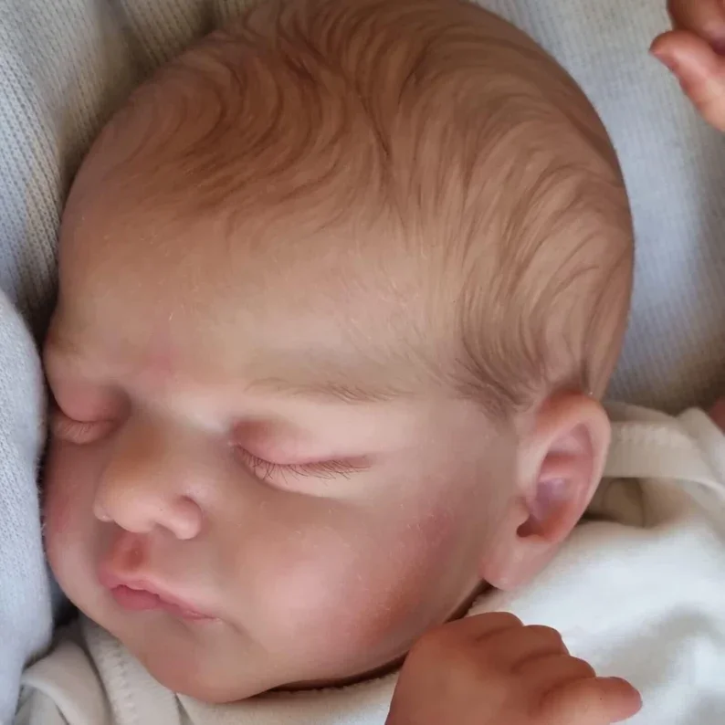 

Saskia 18 Inch Newborn Handmade Reborn Doll Lifelike Painted Bebe Newborn реборн девочка готовая Baby Doll Toy