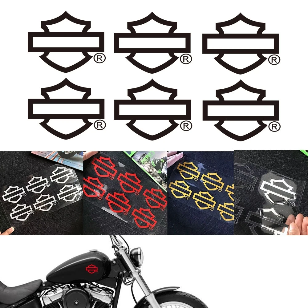 

6 шт., светоотражающие наклейки для мотоцикла