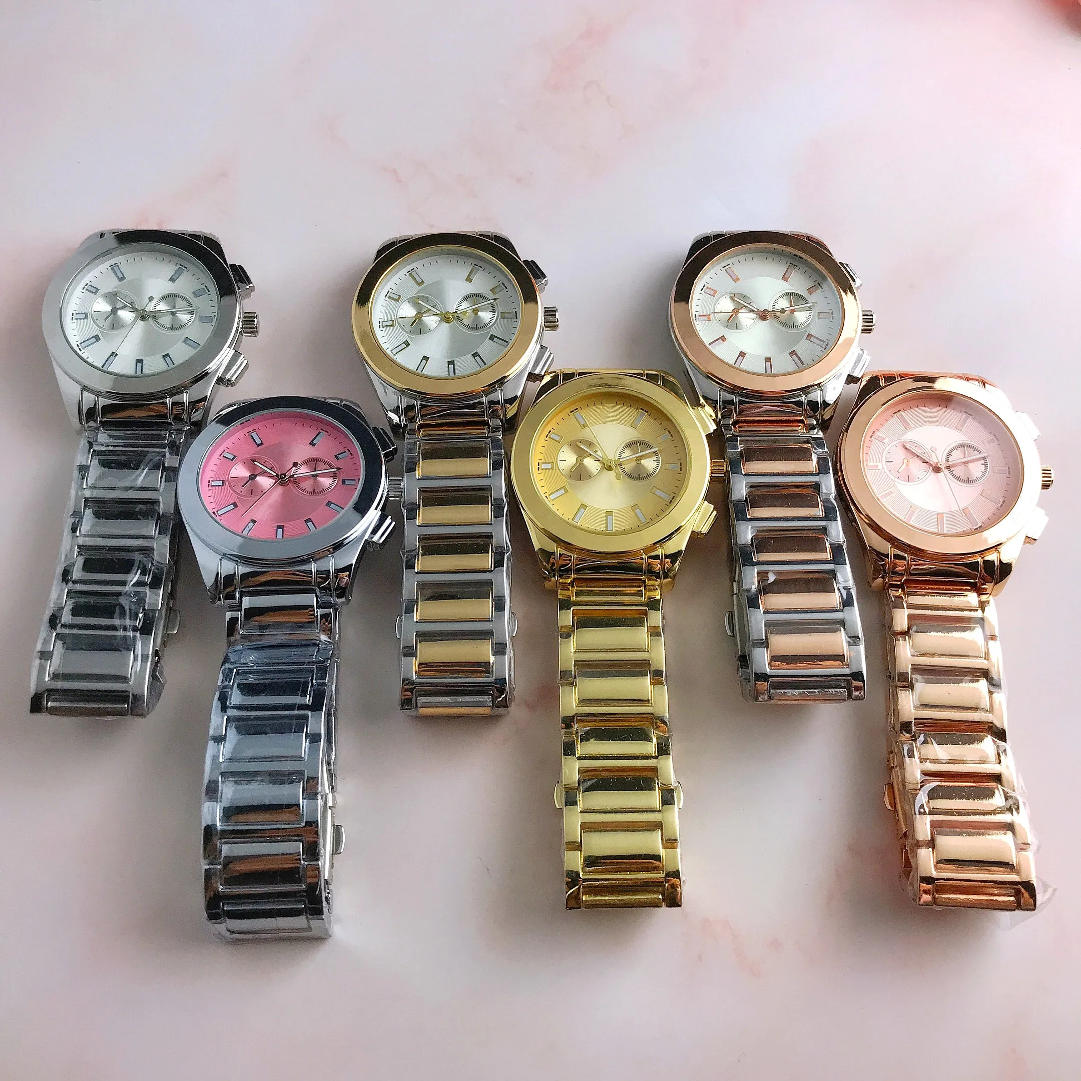 

New Classical style Stainless Steel Men Women Couples Quartz Watches Fashion Luxury Jewelry Gift Generous Exquisite Charm