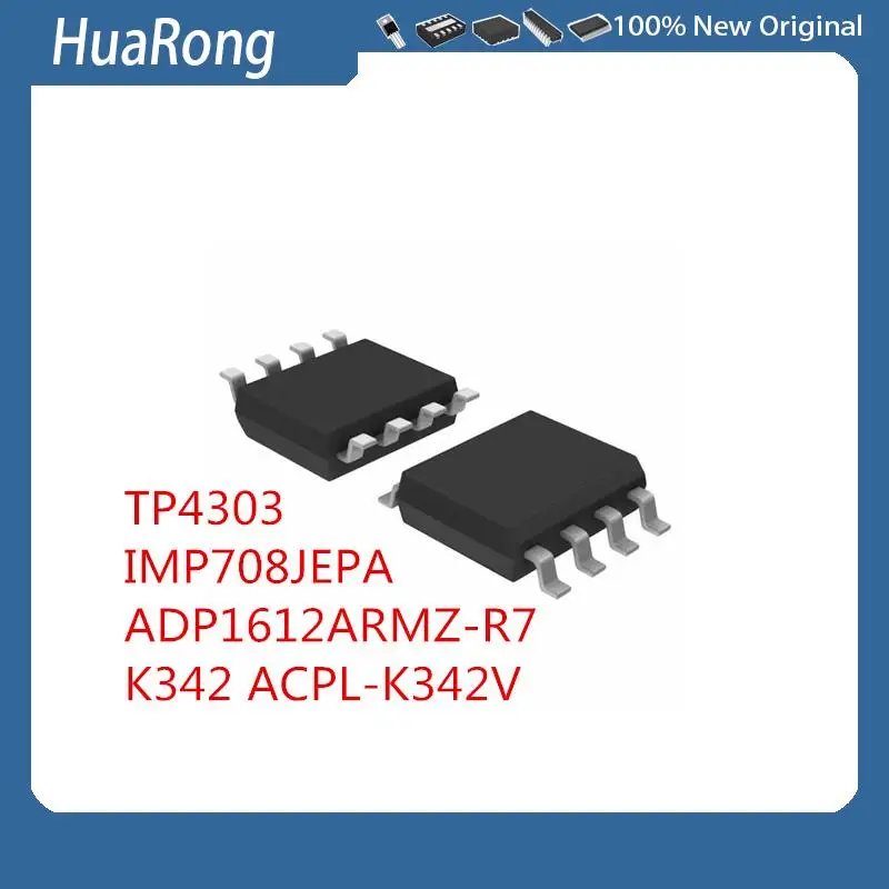 5 шт./лот TP4303 TP4303F TP4313S SOP-8 IMP708JEPA ADP1612ARMZ-R7 K342 ACPL-K342V ATMEGA16L-8AU