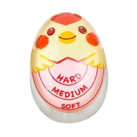 Креативный кухонный помощник, таймер для меняния цвета яиц, вареное яйцо, необработанное и готовое, креативный таймер для яиц