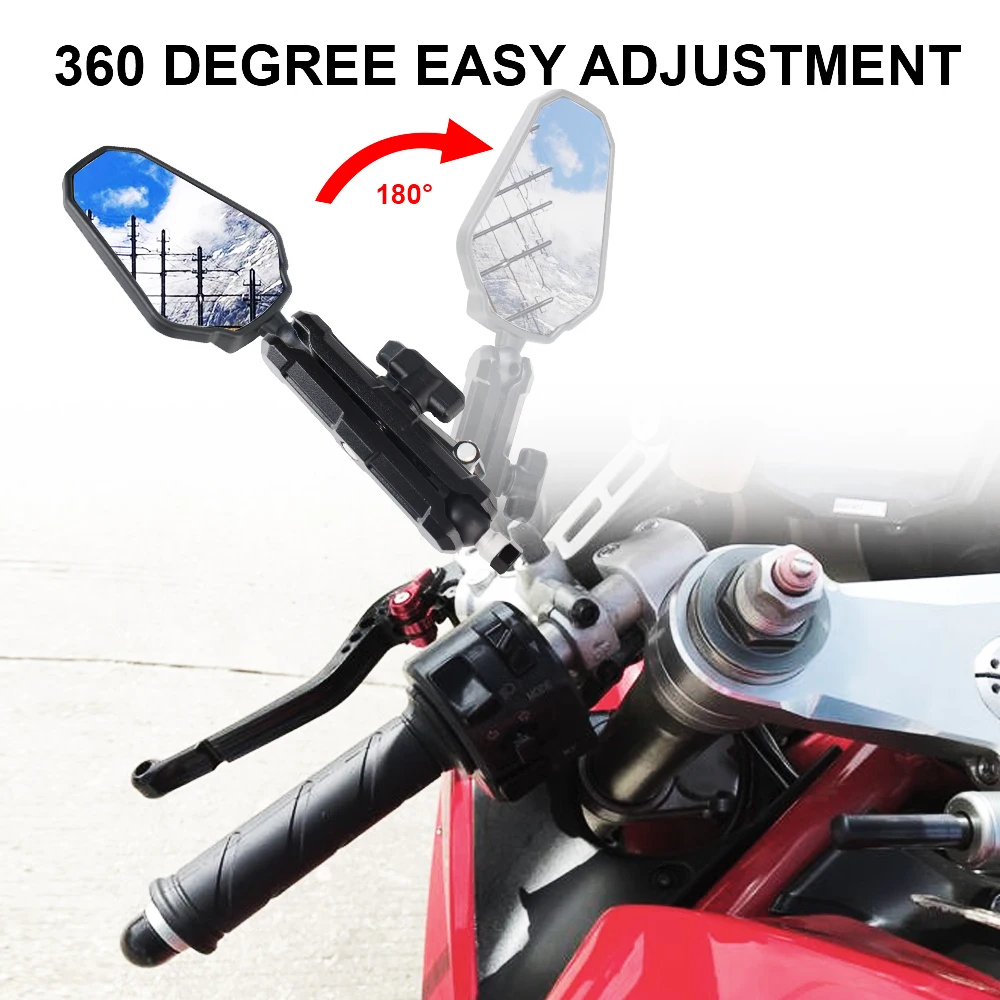 Мотоциклетные зеркала заднего вида универсальные боковые для внедорожников