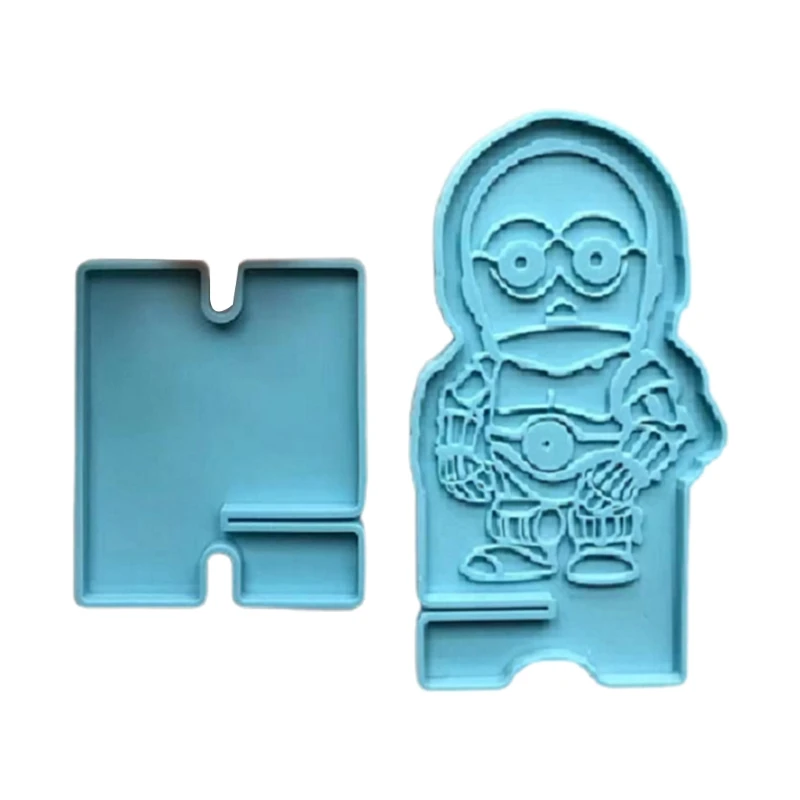 

DIY Cellphone Bracket Holder Epoxy Resin Mold Mobile Phone Stand Silicone Mould