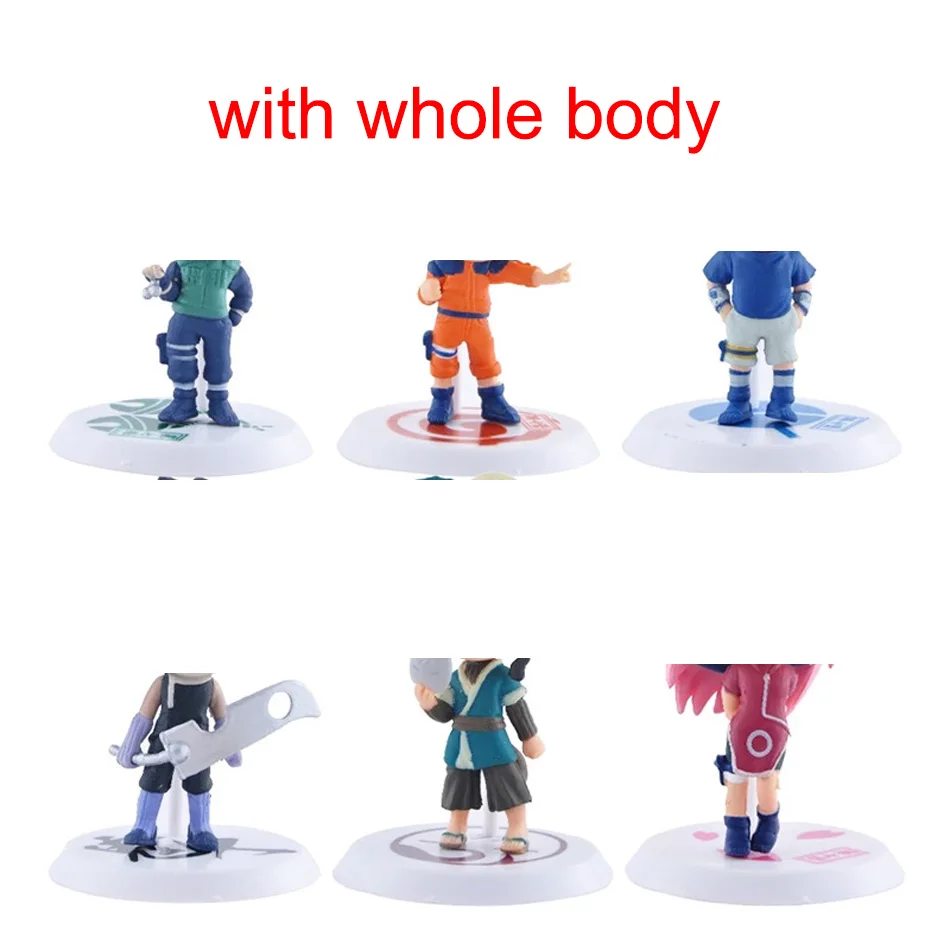 

Аниме-фигурка ниндзя 6 шт./компл., 7 см, статуэтка из ПВХ, коллекционная игрушка