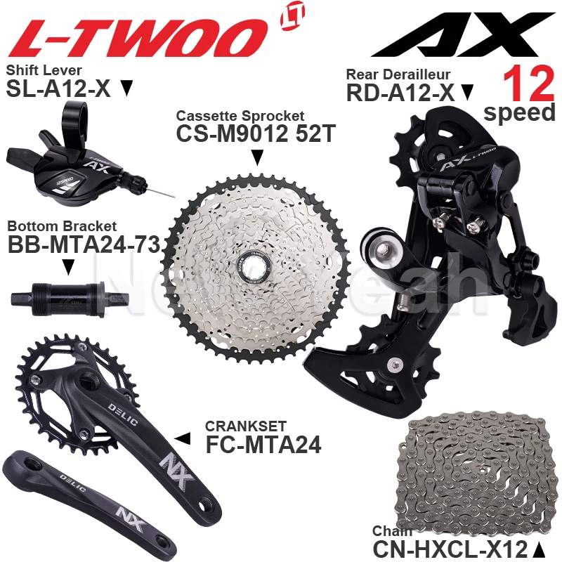 LTWOO AX12 12 скоростной MTB механизм переключения передач задний переключатель